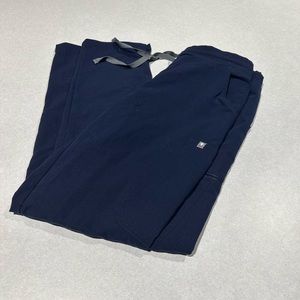 Fig Scrub Pants Size Small Navy Blue